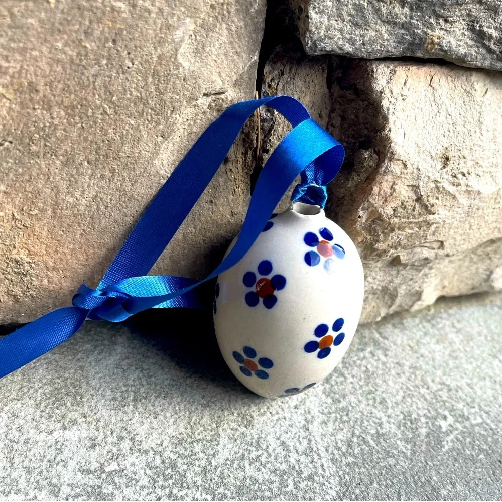 Polish Pottery-Terrain-Ceramic Easter Egg XS